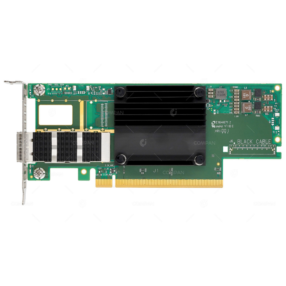 MCX653105A-ECAT  NVIDIA CONNECTX-6 SINGLE PORT 100GB HDR INFINIBAND / ETHERNET QSFP56 NETWORKING ADAPTER